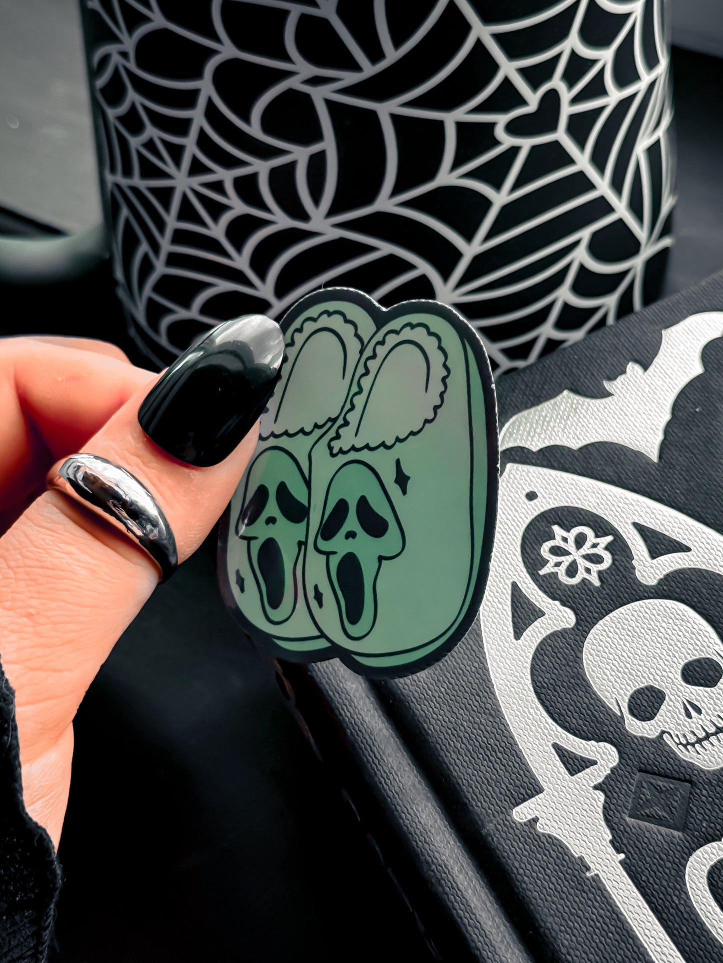 Ghostie Pastelween Slipper Stickers