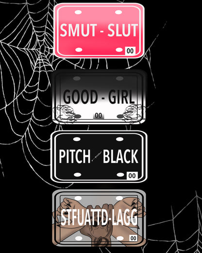 License Plate Stickers