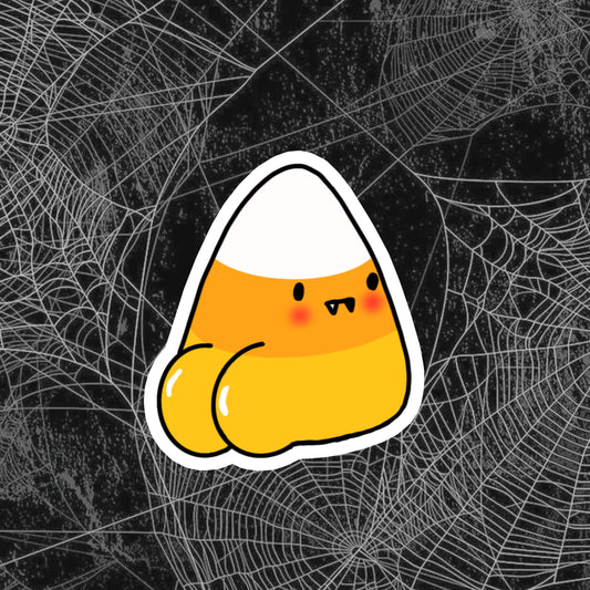 Bootylicious Candy Corn Sticker