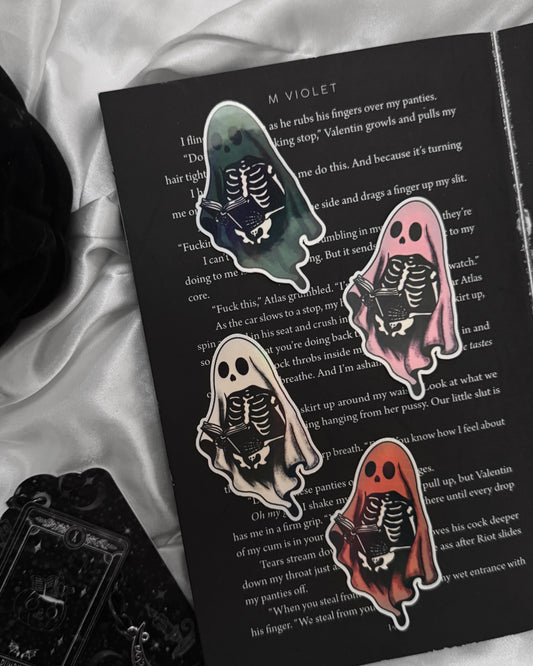 ghost reader sticker