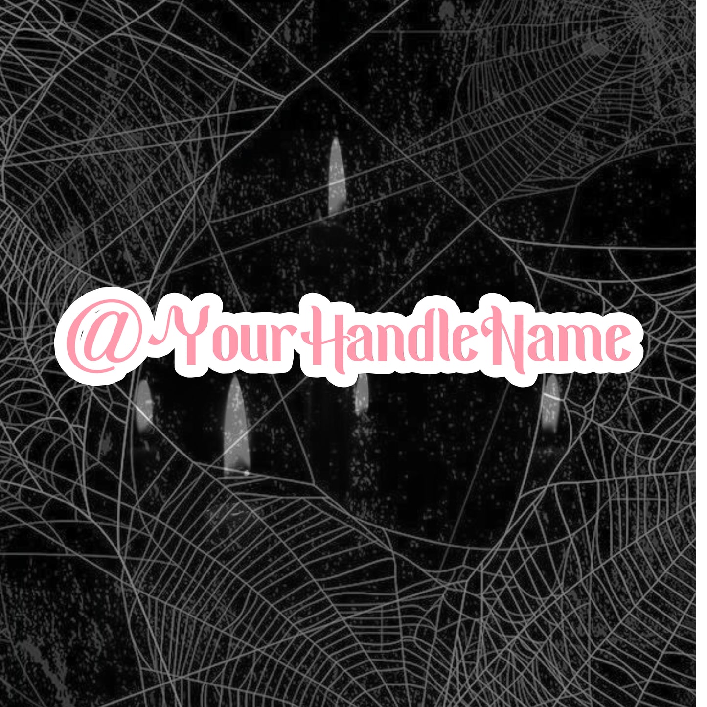 Personalized Handle Name Sticker