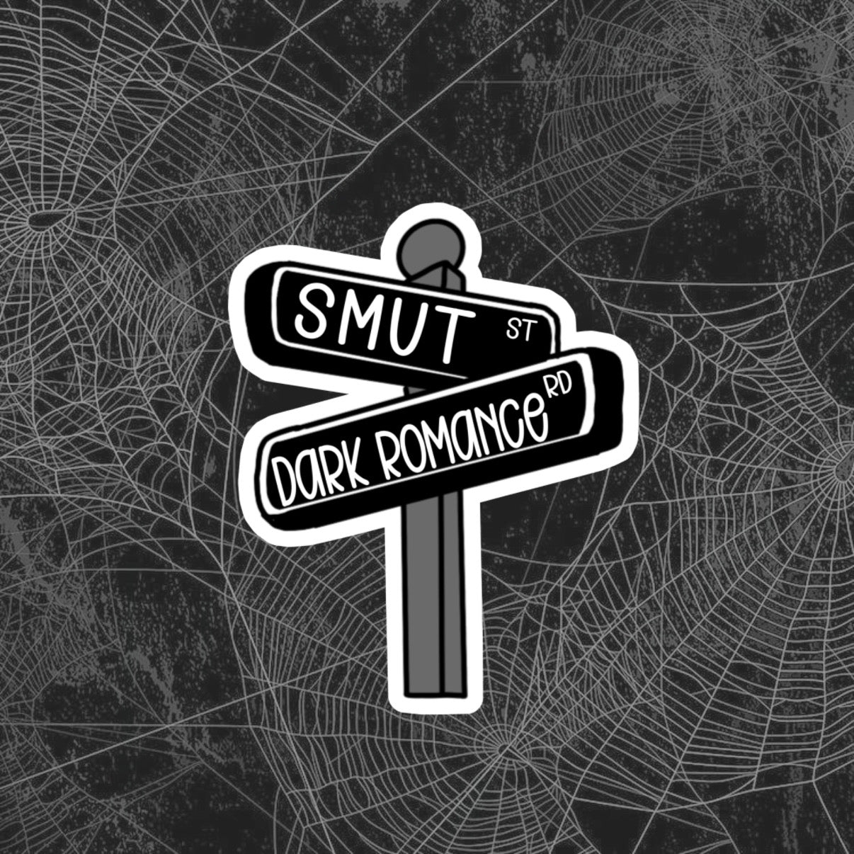 Smut Street Sign Sticker