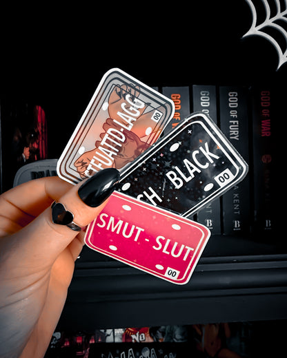 License Plate Stickers