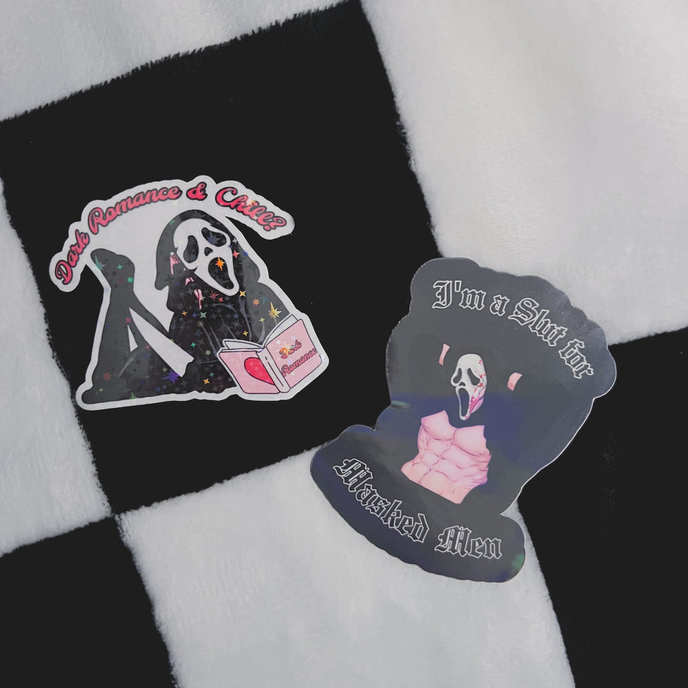 Ghostface themed stickers pack – The Pumpkin Pot