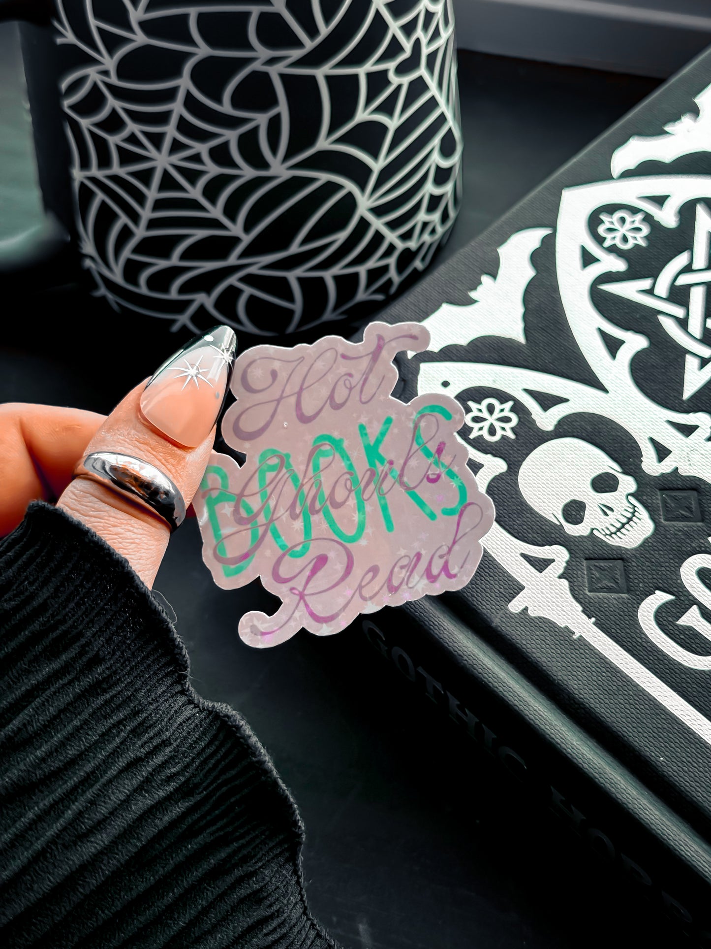 Hot Ghouls Read Books Pastelween stickers