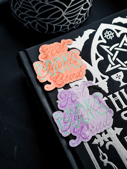 Hot Ghouls Read Books Pastelween stickers