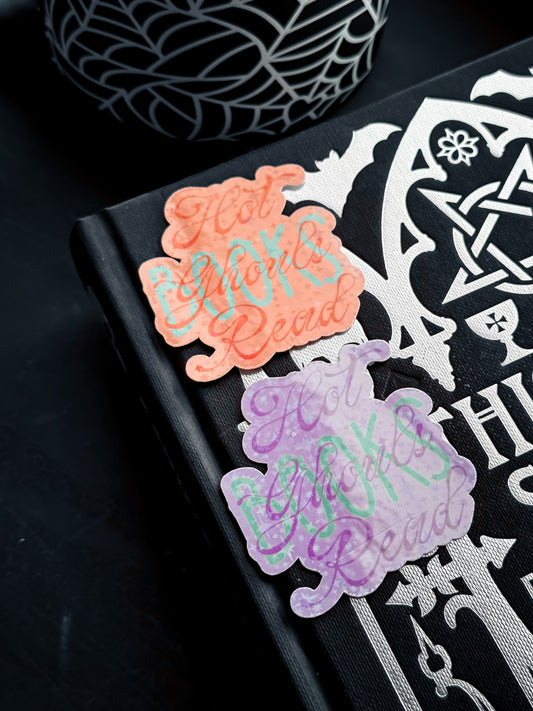 Hot Ghouls Read Books Pastelween stickers