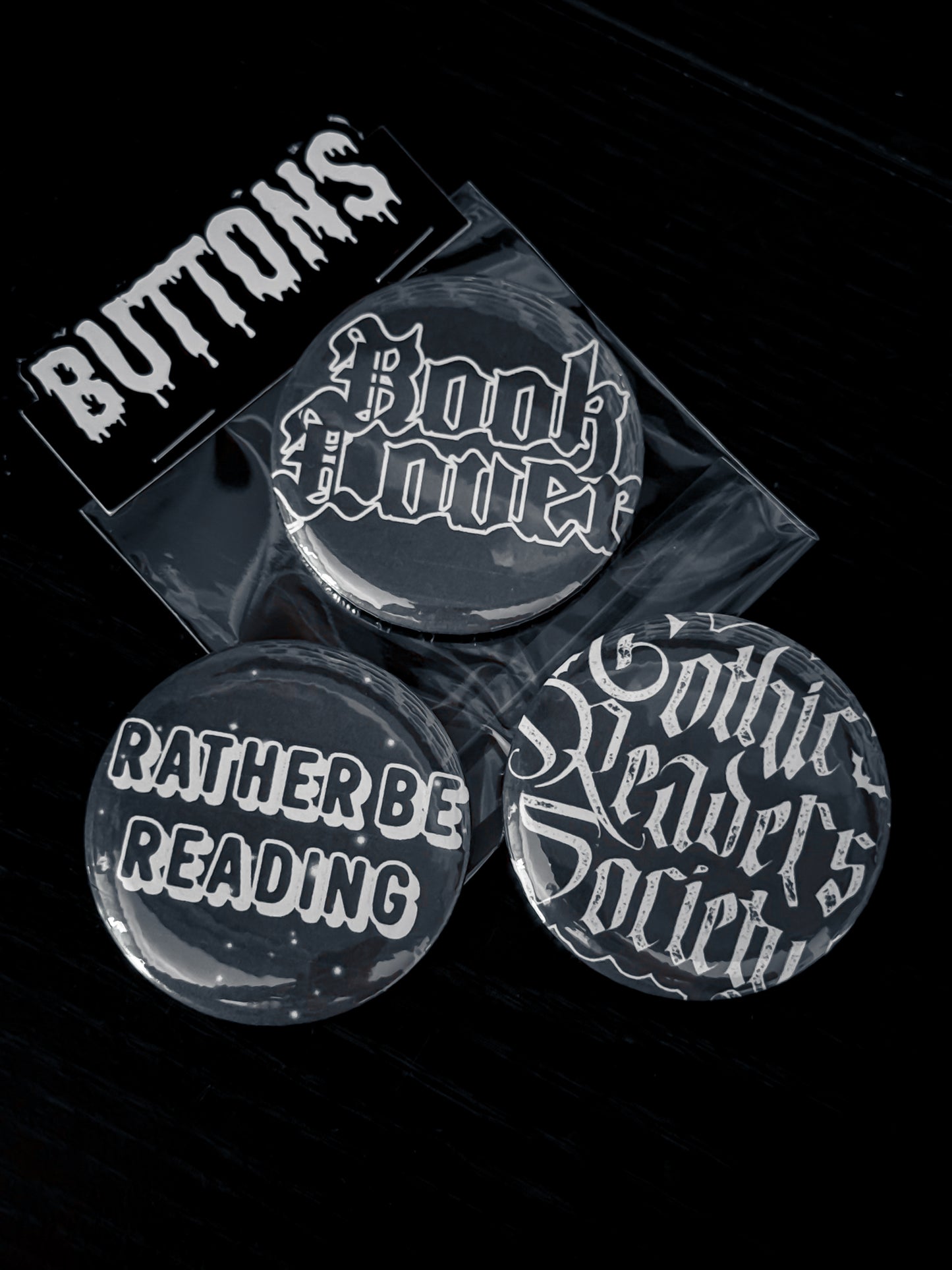 Book Lover Button Pack