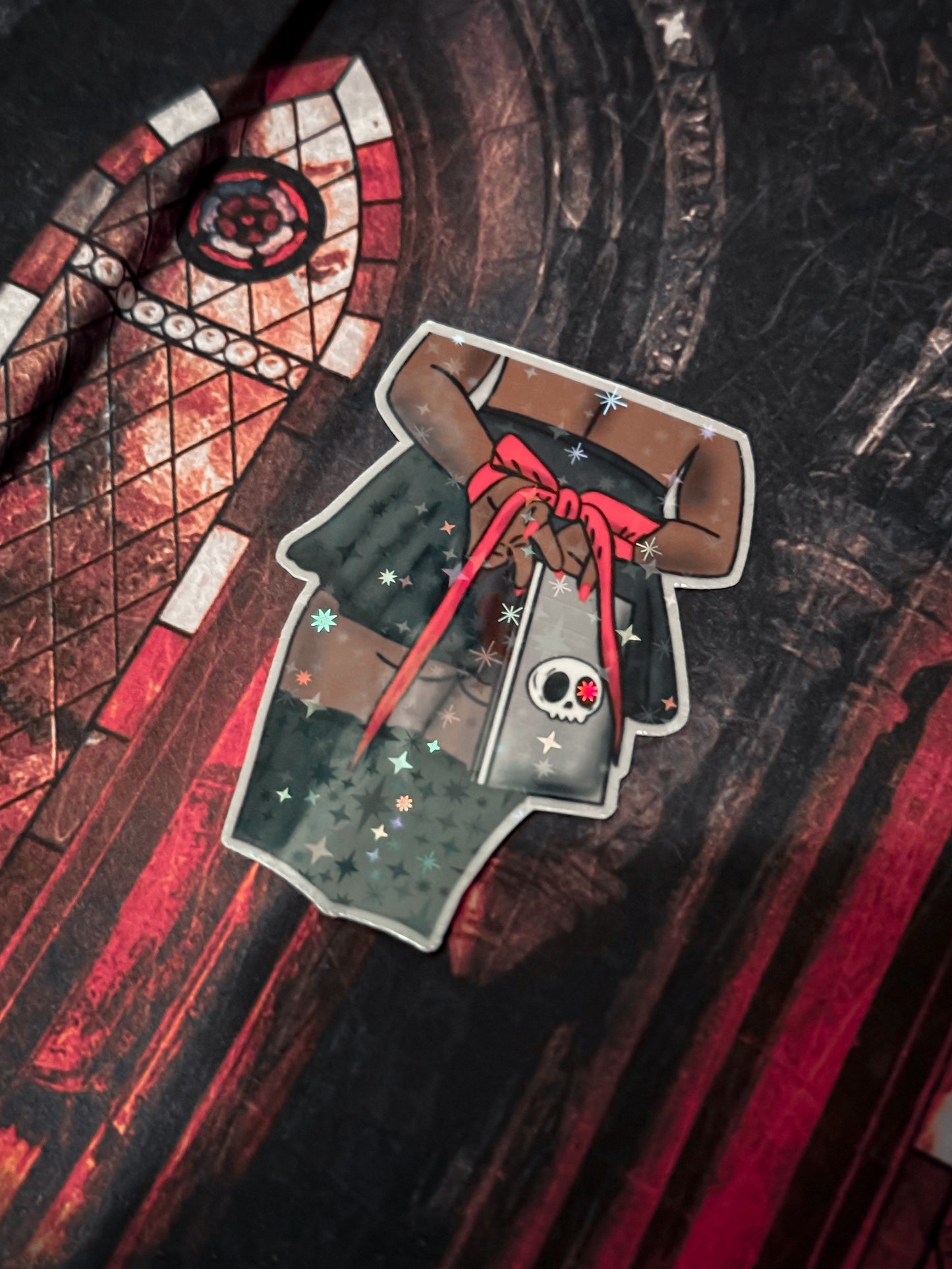 All tied up Sticker