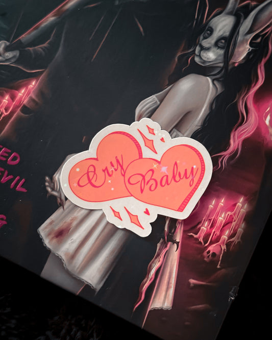 Cry Baby Hearts Sticker