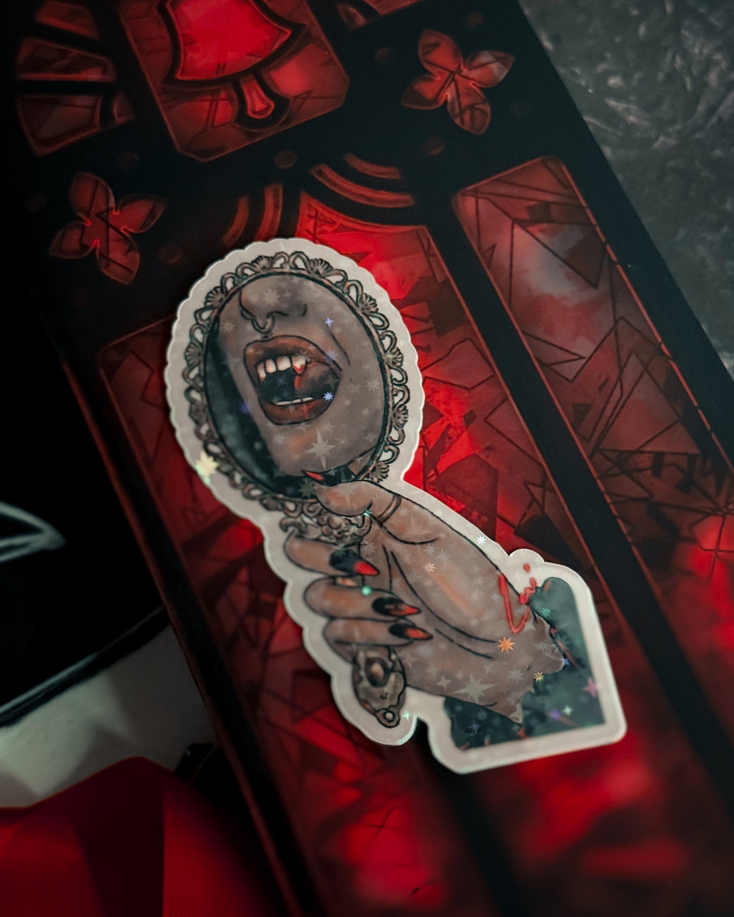 Gothic Vampire Sticker