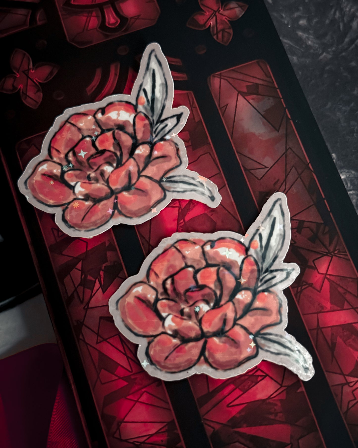 Water Color Flower Sticker