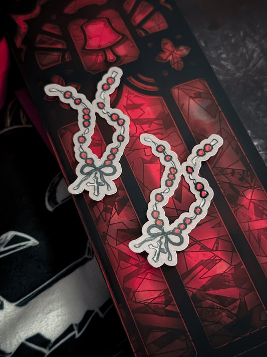 Cross Necklace Sticker