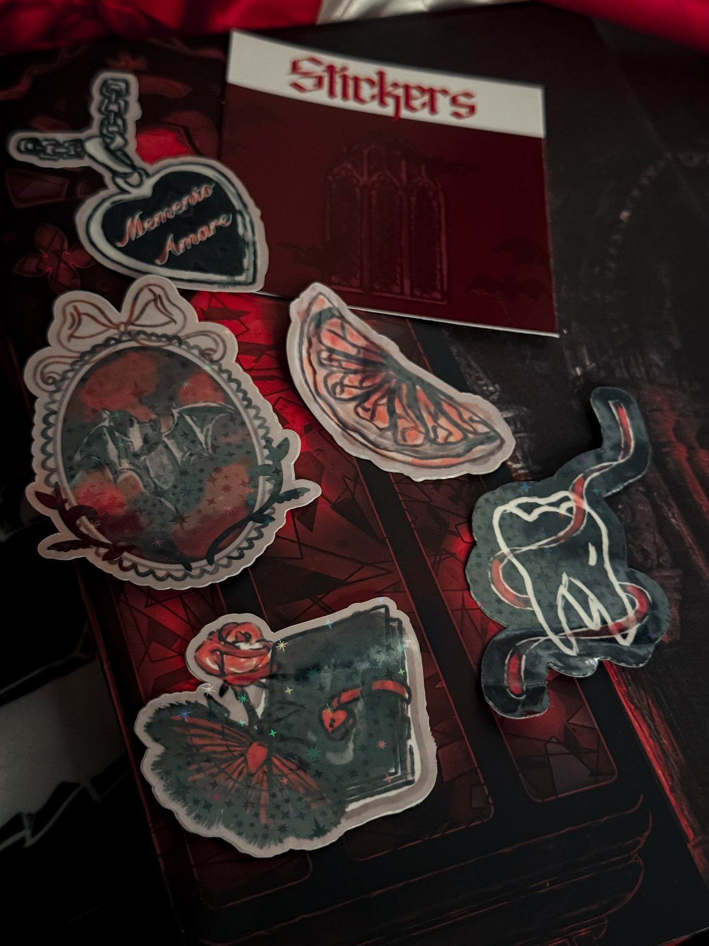 Romantic Gothic Sticker Pack