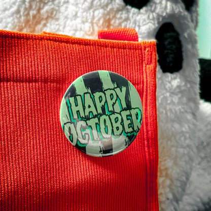 Happy October Buttons