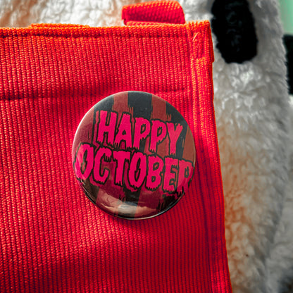 Happy October Buttons