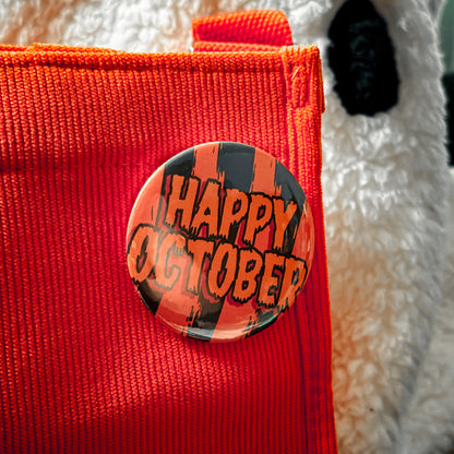 Happy October Buttons