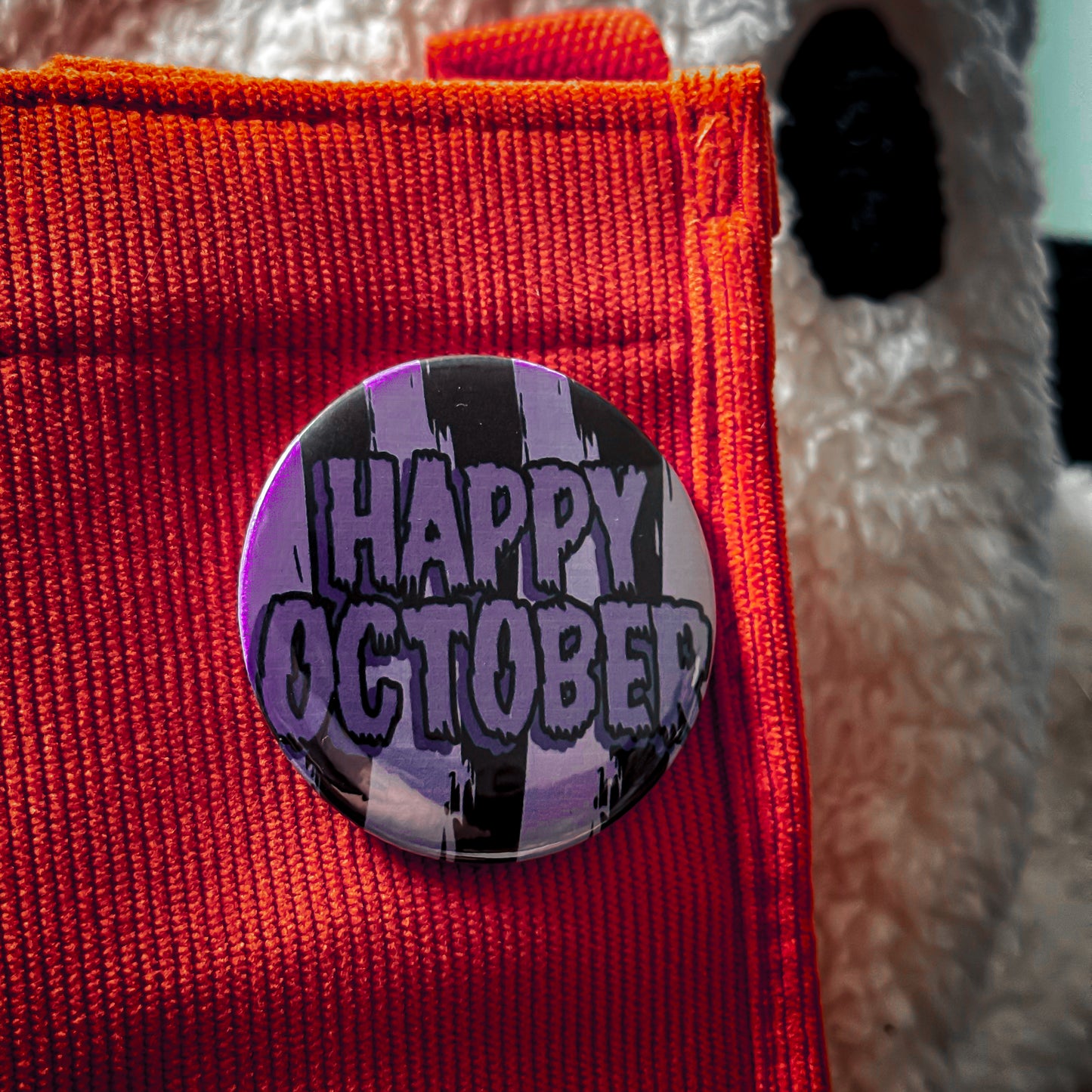 Happy October Buttons