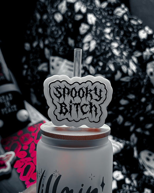 Spooky Bitch Straw Topper