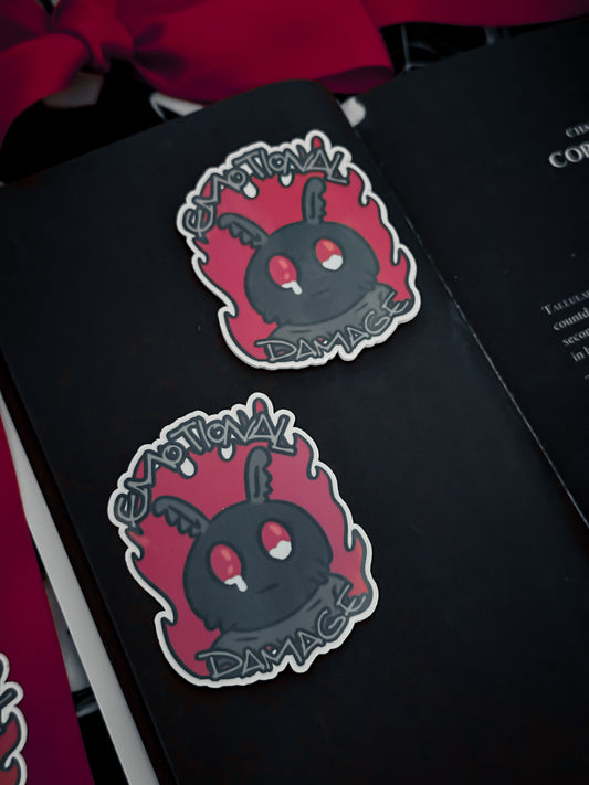 Emotional Damage Moth Sticker