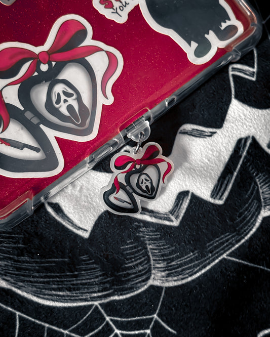 Scream Locket Kindle Charm