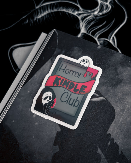 Horror Kindle Club Sticker