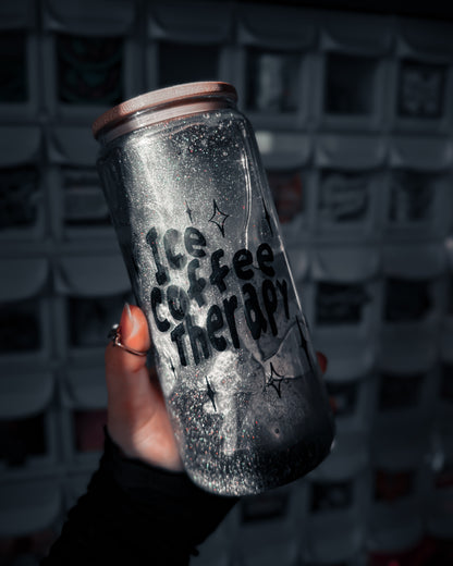 Iced Coffee Therapy Snow Globe Tumbler