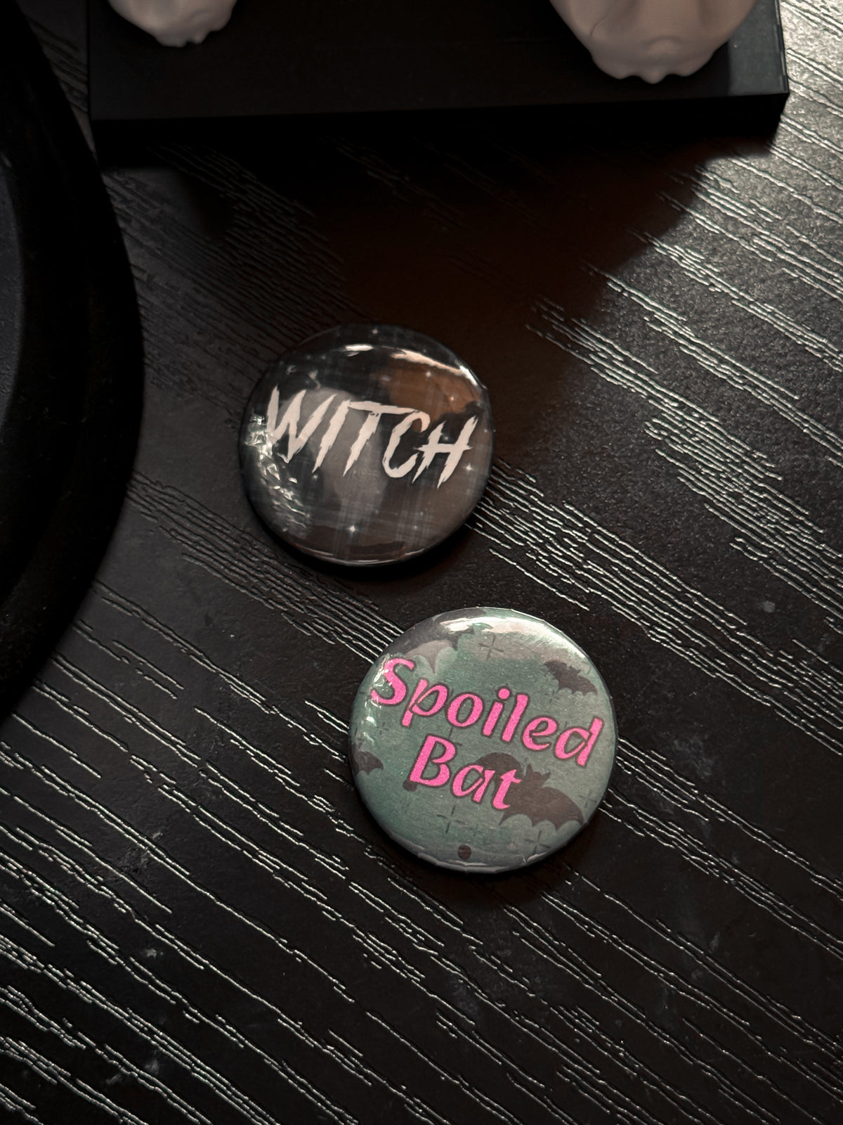spoiled bat / Witch Button Set