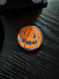 Orange Pumpkin Button