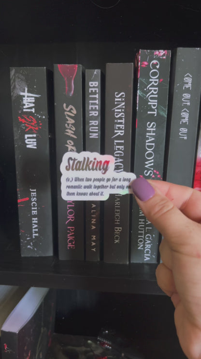 Stalking Definition Sticker